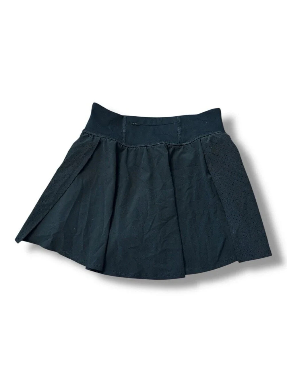 SPANX Shape Get Moving Black Skort Activewear Perforated Shorts Women’s Sz S